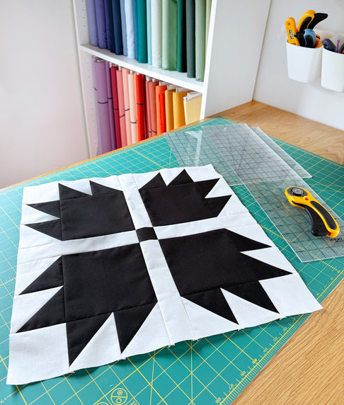 How to Make a Bear Paw Block!