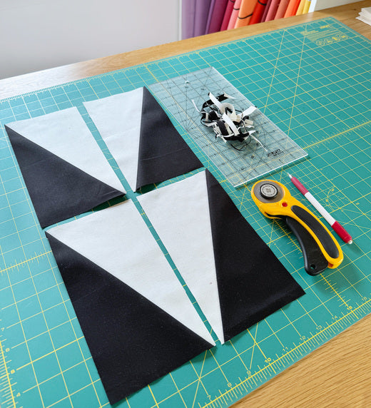 How to Make Half Rectangle Triangles!