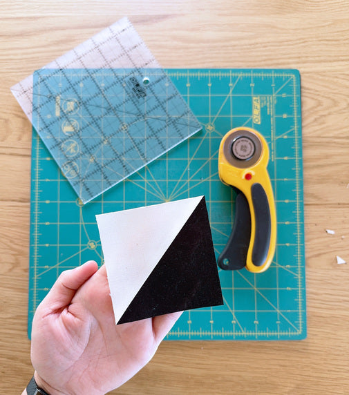 How to Make and Trim Half Square Triangles!