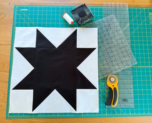 How to Make a Sawtooth Star Block!