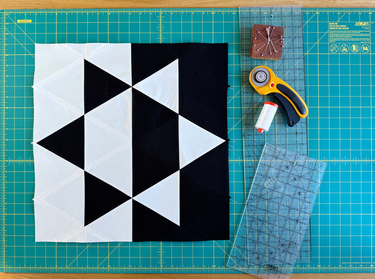 How to Make a 60 Degree Triangle Star Block!