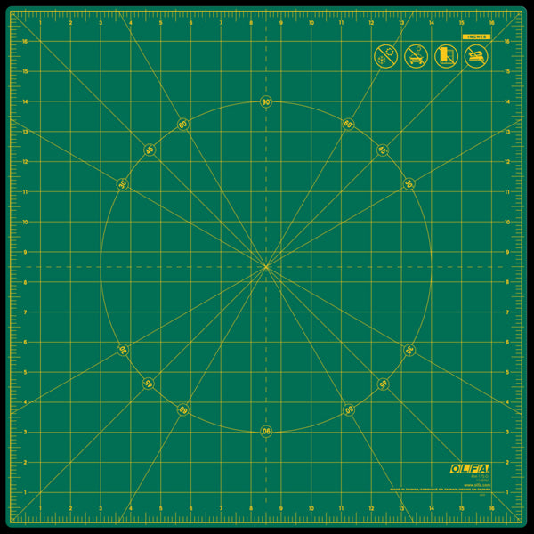 RM-17S; RM-17S-01  17" Rotating, Self-Healing Cutting Mat - OLFA.com