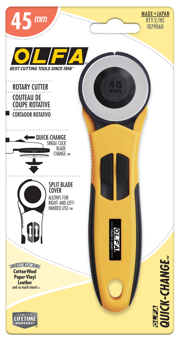 45mm RTY-2/NS Quick-Change Rotary Cutter - OLFA.com