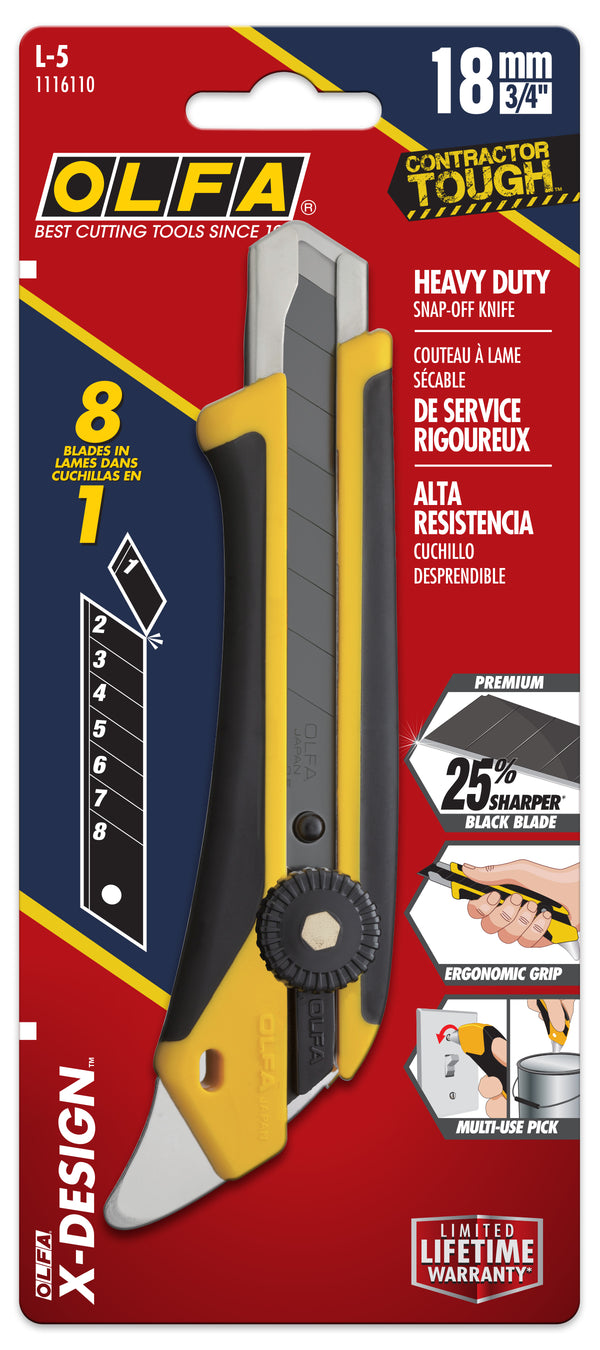 18mm L-5 Fiberglass Utility Knife with Multi-Pick - OLFA.com