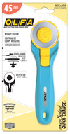 45mm RTY-2/C Quick-Change Rotary Cutter, Aqua - OLFA.com
