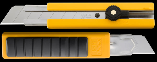 25mm H-1 Classic Extra Heavy-Duty Utility Knife with Rubber Grip Inset - OLFA.com