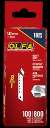 18mm LB Silver Snap Blade - 5, 10, 50 or 100 Packs - OLFA.com