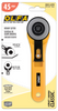 OLFA 45mm RTY-2/G Straight Handle Rotary Cutter, rotary cutter, straight handle rotary cutter, in packaging 
