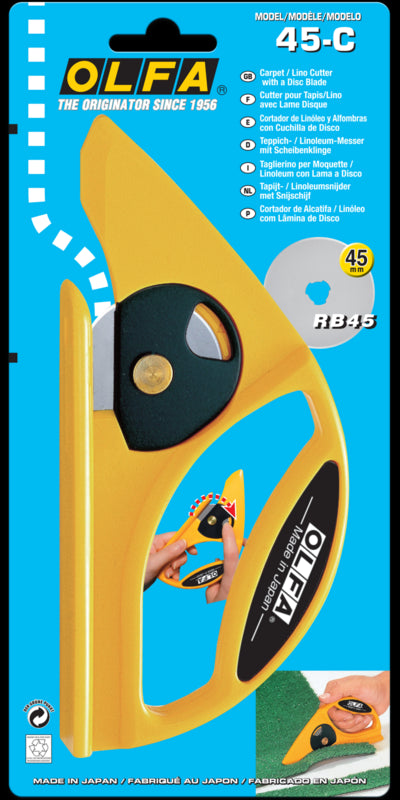 45mm 45-C Roller Materials Cutter - OLFA.com