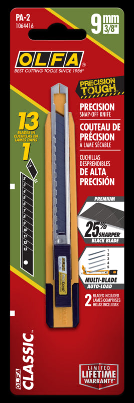 9mm PA-2 Multi-Blade Auto-Lock Precision Knife - OLFA.com