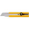 OLFA  H-1 25mm Rubber Inset Grip Extra Heavy Duty Utility Knife, with Silver Snape Off Blade And Ratchet-Wheel Blade Lock