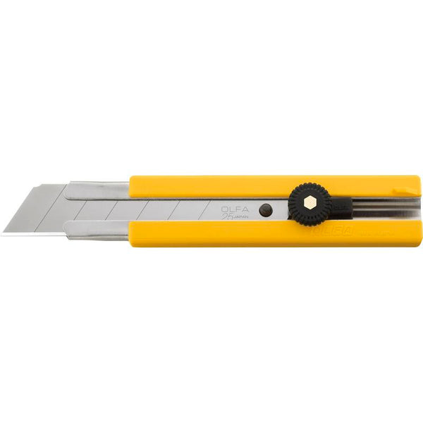 25mm H-1 Classic Extra Heavy-Duty Utility Knife with Rubber Grip Inset - OLFA.com