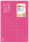 OLFA RM-CG/PIK 12" x 18" Double-Sided, Self-Healing Rotary Mat, Pink, Quilting, Crafting, Sewing, Packaging