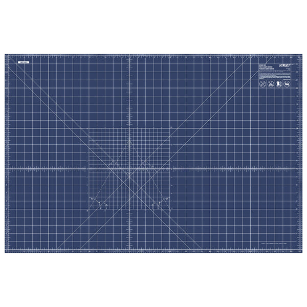 RM-MG/NBL 24"x36 Double-Sided, Self-Healing Rotary Mat, Navy - OLFA.com