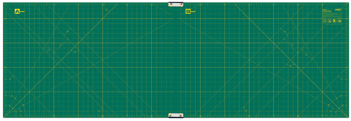 OLFA RM-CLIPS/2 23 x 70 Self-Healing Rotary Mat Set –