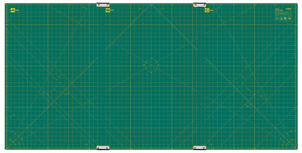 RM-CLIPS/3 35" x 70" Continuous Grid, Double-Sided, Self-Healing Rotary Mat Set - OLFA.com