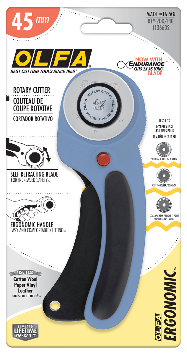 Olfa 18mm Rotary Cutter Review - Simple and Efficient Cutting Tool