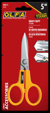 OLFA 5-Inch SCS-1 Serrated-Edge Stainless Steel Scissors