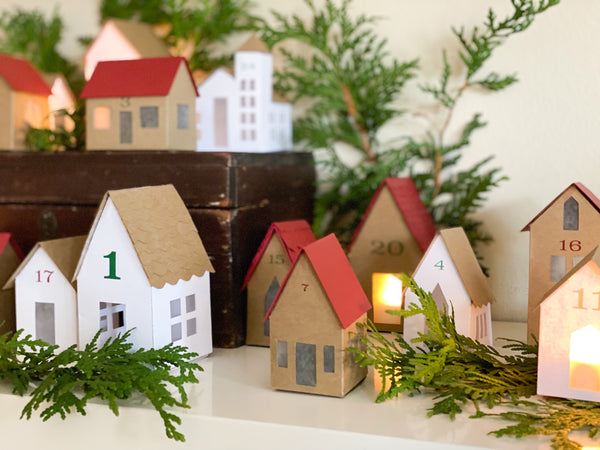 PAPER 101 SERIES - Paper Village Advent Calendar Tutorial