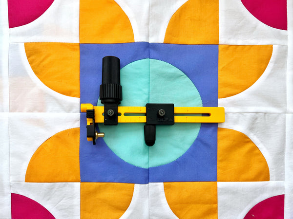Curvetastic 10 Month OLFA Circle Cutter Quilt Along - Month 3