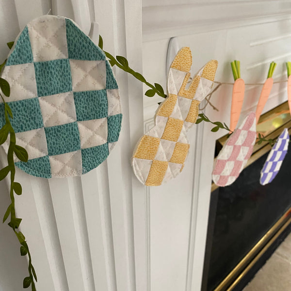Checkerboard Easter Garland