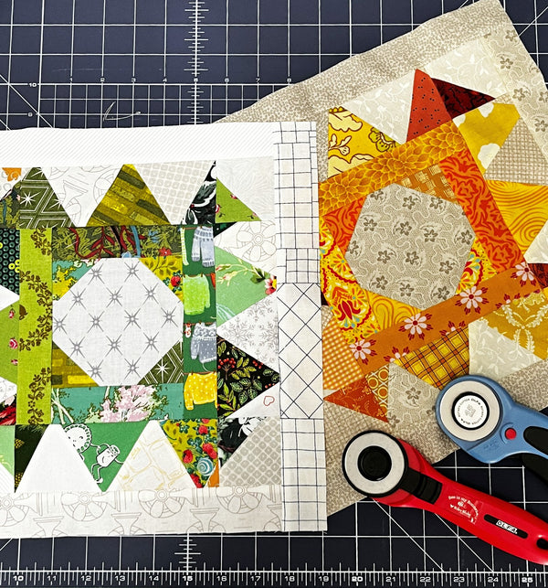 Fun & Funky Christmas Quilt Block Series – Wreath Block