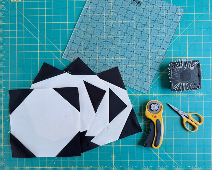 How to Make a Simple Flower Block