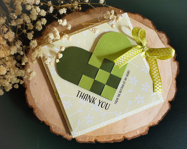 Crafting Gratitude: DIY Thank You Card with a Danish Heart