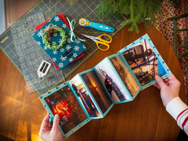 DIY Winter Keepsake: How to Make a Concertina Mini Photo Album