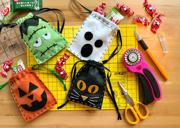 Crafty Halloween Fun: Easy DIY Felt Treat Bags Tutorial
