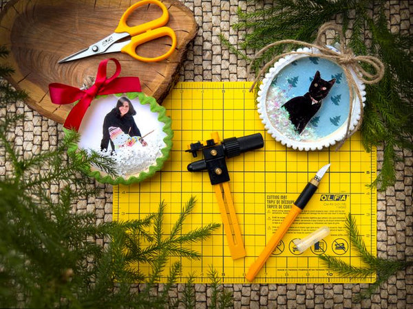 Easy DIY Photo Snow Globe Ornaments