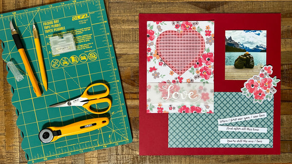 One Layout, Two Different Projects - Valentine’s Day Edition