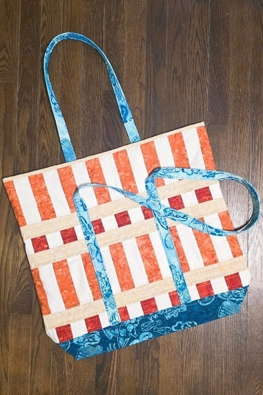 New York Oversized Patchwork Tote Bag