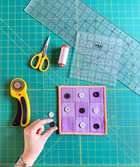 Quilted Tic Tac Toe