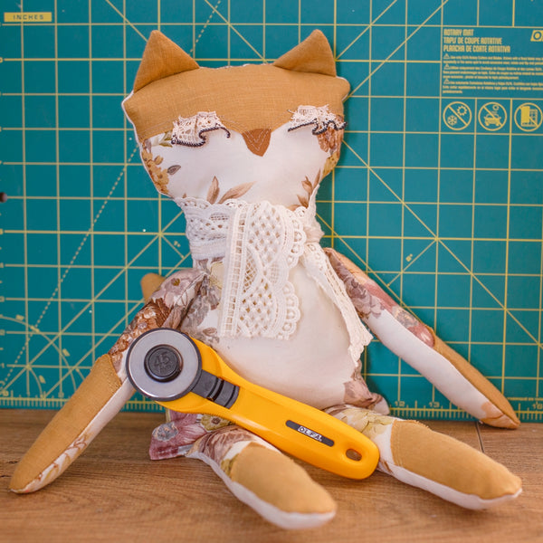 Fox Stuffie From Fabric Scraps!