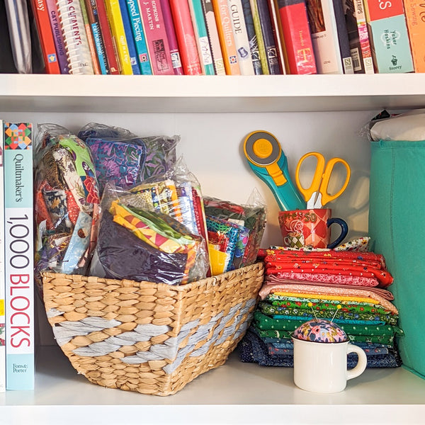 How to organize and store fabric scraps
