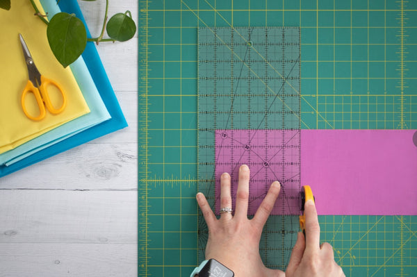 Cutting squares and rectangles from strips