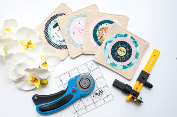 Scrappy Cottage Coasters