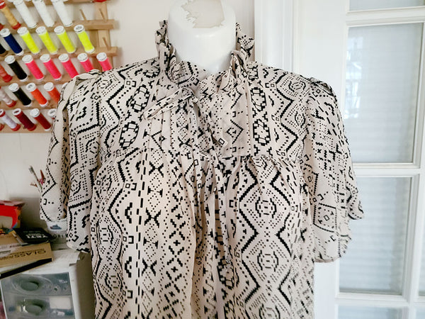 Pleated Top- Garment Sewing