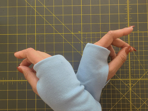 Creating Ribbed Cuffs with Thumb Opening!