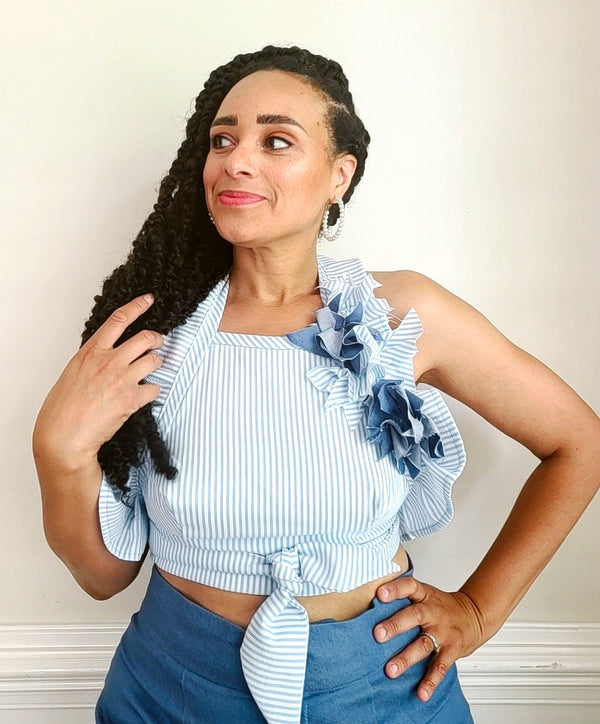 WILDFLOWER HALTER TOP