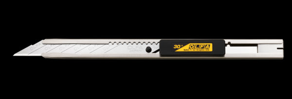 9mm SAC-1 Stainless-Steel Graphics Knife with 30-Degree Precision Blade