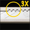 9mm SAC-1 Stainless-Steel Graphics Knife with 30-Degree Precision Blade