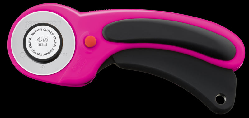 Olfa 45 mm Ergonomic Rotary Cutter Magenta