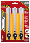 Classic Extra Heavy-Duty Ratchet-Lock Utility Knife with Anti-Slip Grip, 3-Pack - OLFA.com