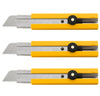 Classic Extra Heavy-Duty Ratchet-Lock Utility Knife with Anti-Slip Grip, 3-Pack - OLFA.com