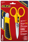 Heavy-Duty Ratchet-Lock Utility Knife with 7" Heavy Duty Scissors (L-2/SCS-2)