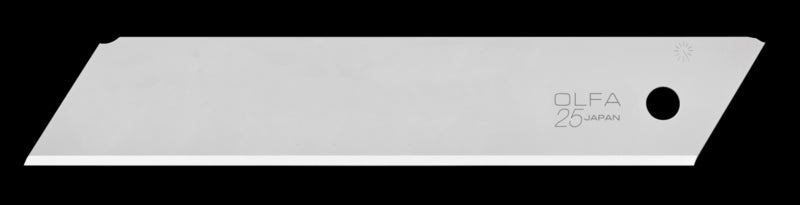 OLFA 25 mm H-SOL-10B Solid Blades, 10pk
