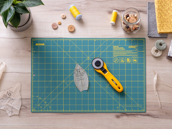 OLFA RTY-2CYEL/ST-01 Fabric Cutting Kit, Yellow - OLFA.com