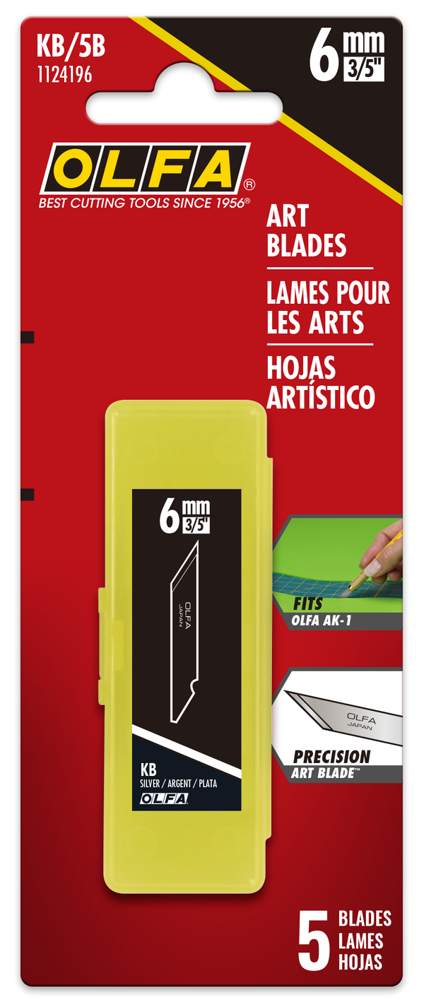 KB Multi-Purpose Art Blades, Pack of 5 or 25 - OLFA.com